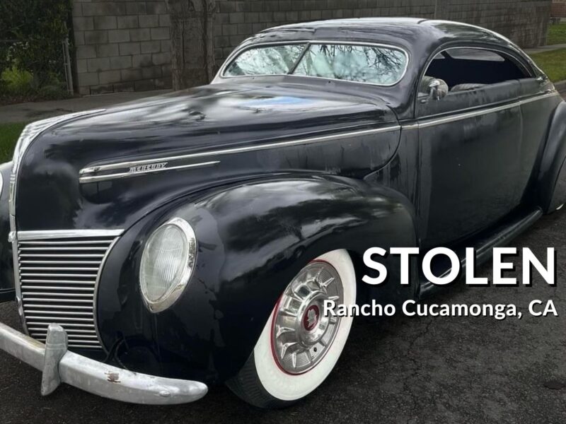 Chopped and Stolen: Rare 1939 Mercury Series 99A Vanishes