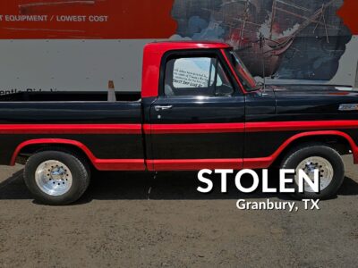 Classic Ford Truck Disappears in Granbury, Texas: Was It Targeted for Its Parts or More?