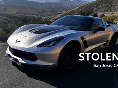 Another Corvette Gone: Peer-to-Peer Rental Left in the Open, Stolen in San Jose