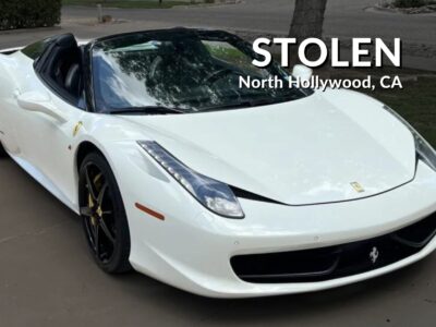 Stolen Ferrari 458 Via Shipping Fraud