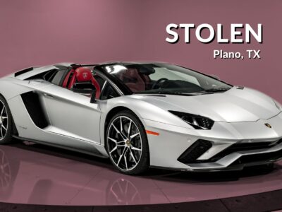 Lamborghini Aventador LP740-4 S - Stolen - Last Seen Near DWF Airport