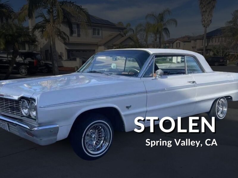 Classic Car Heist: 1964 Chevy Impala SS Vanishes from Spring Valley Swap Meet