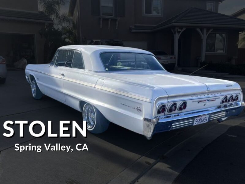 Classic Car Heist: 1964 Chevy Impala SS Vanishes from Spring Valley Swap Meet