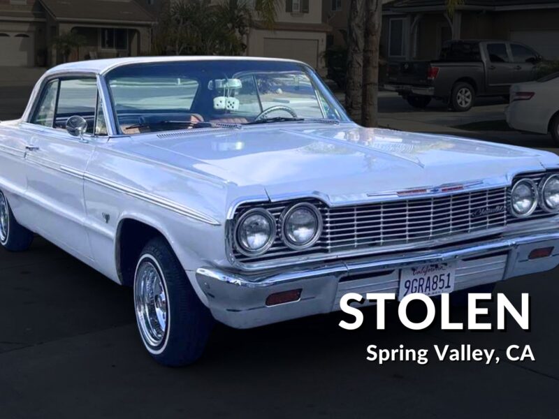 Classic Car Heist: 1964 Chevy Impala SS Vanishes from Spring Valley Swap Meet