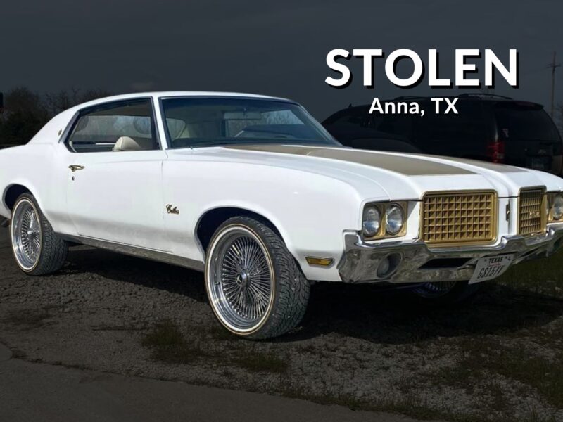 A Classic Stolen: 1972 Oldsmobile Cutlass Vanishes from Anna, Texas Shop