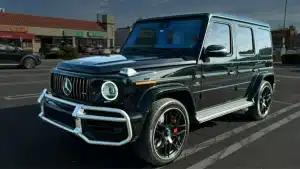 Stolen 2023 Mercedes-Benz AMG G 63 in Obsidian Black Metallic, VIN W1NYC7HJ0PX461791. Features 22" Matte Black wheels. Stolen in Villa Park, CA.