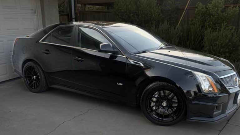 Black 2011 Cadillac CTS-V (VIN 1G6DV5EP7B0128344) stolen from Manhattan Beach, CA.
