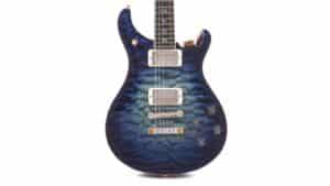 Custom 2023 PRS Private Stock McCarty 594 electric guitar in Aqua Violet Glow finish with quilted maple top, stolen in Dallas, TX. Serial 0349744.