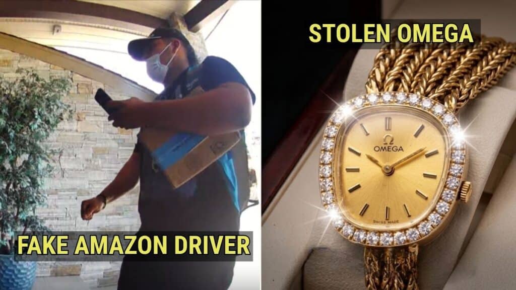 An organized burglary crew used a fake Amazon driver to steal $70,000 in heirloom jewelry and a safe in Milpitas, CA. Review evidence and submit anonymous tips.